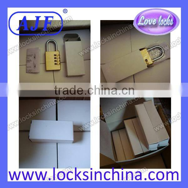 40mm AJF High Quality and Security Password Number Brass Padlocks with best price