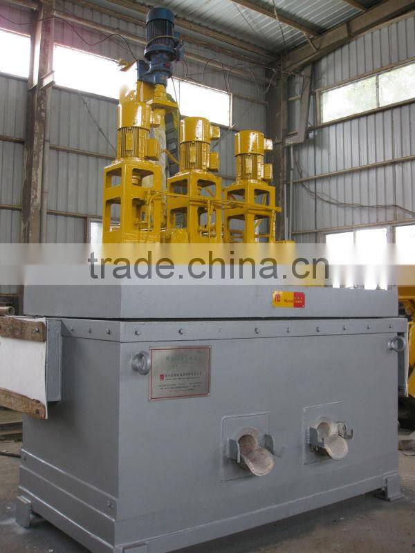 3 rotors in-line molten aluminium degasser