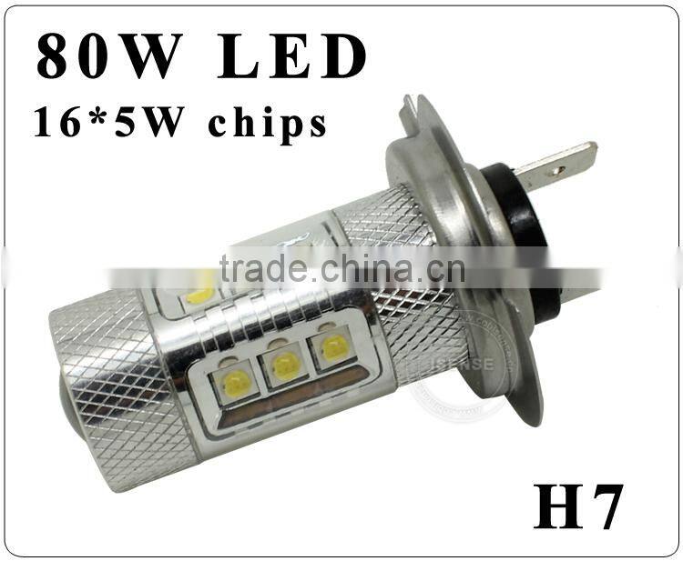 80w led lights H8/h9/h11/h16 12v 24v for mazda 3 fog light