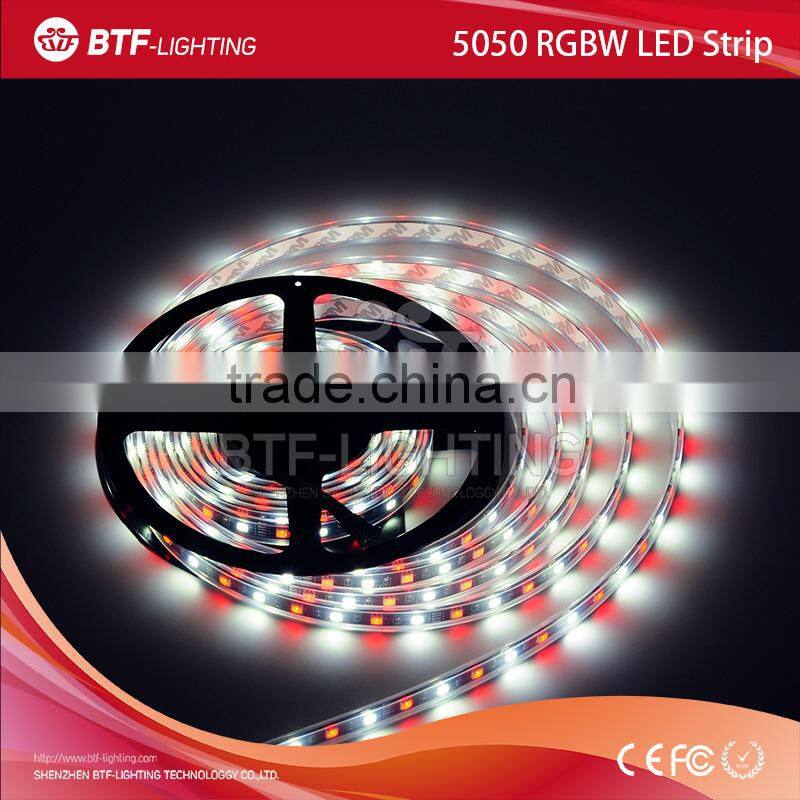 5m 5050 RGBW led strip 60leds/m RGB+Cold White led strip Tube-Waterproof IP67 DC12V SMD 5050 Mixed RGB color
