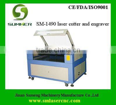 laser cutting machine SM1625 with vacuum table co2 laser tube 100w