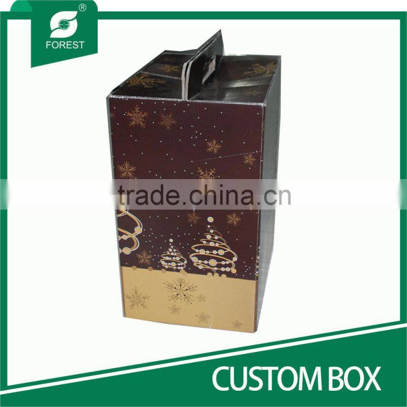 HOLIDAY UES CUSTOM MADE CORRUGATED FOLDER PACKAGING BOX