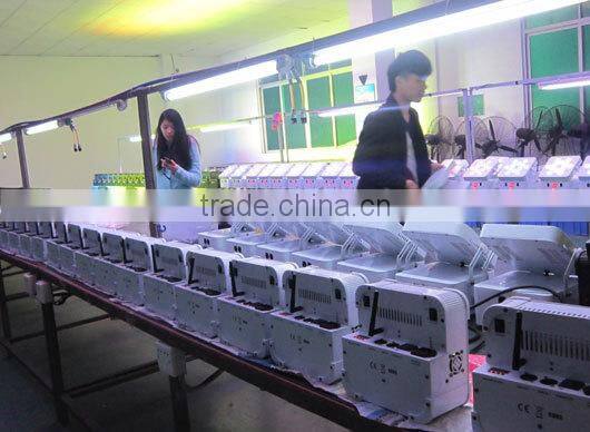 battery powered dmx led par can light