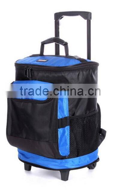 Extra-large Trolley thermal cooler bag family picnic outdoor car refrigerator backpack insulated