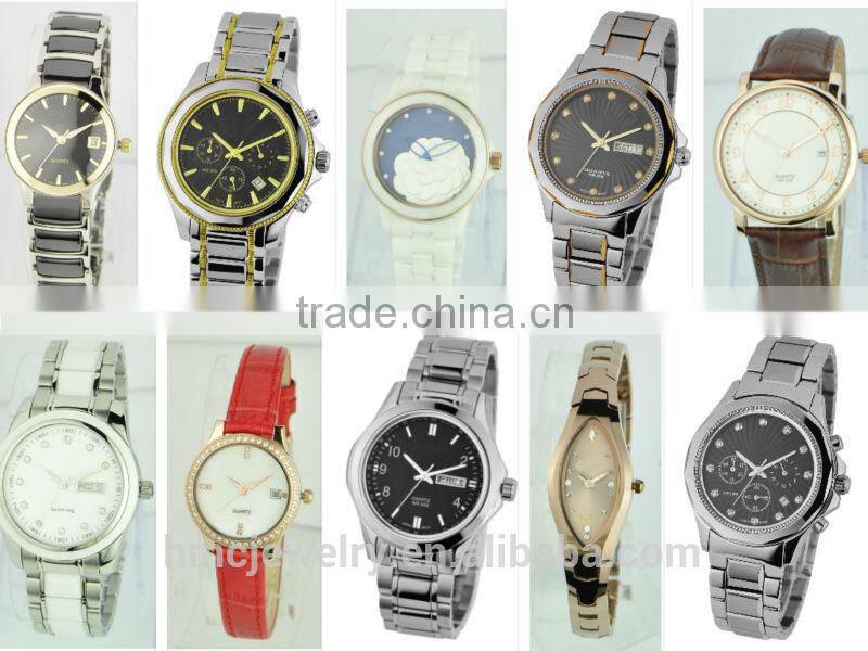 2014 NEW 316L steel watch with tungsten inlay