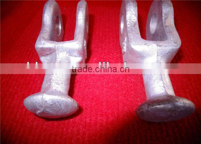 Hot dip galvanized high quality electric power fitting ball clevis