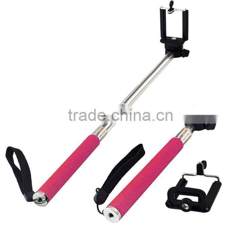2015 hot selling oem product wireless monopod selfie stick made in china