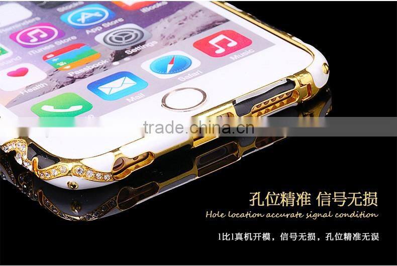 Cloisonne diamon frame for iphone 6/6plus