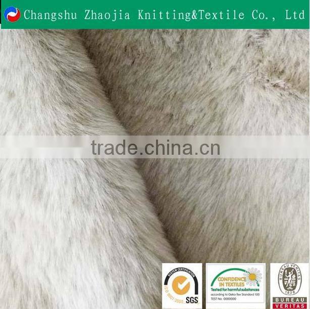 Latest wholesale 100% polyester faux fur fabric for garment fabric
