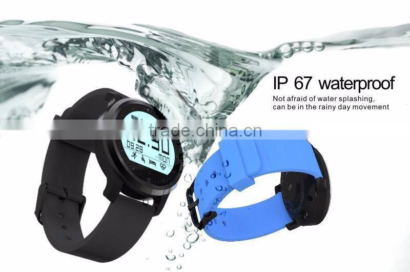 Bluetooth Smart Watch F68 IP67 Waterproof Smartwatch Fitness Tracker Heart Rate Monitor for iOS iPhone 5s 6s Plus Android Phone
