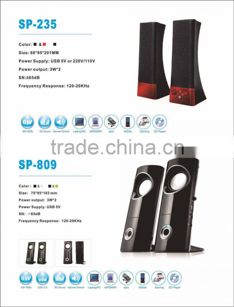 Multimedia speaker system,computer speaker 2.1 usb(SP-803)