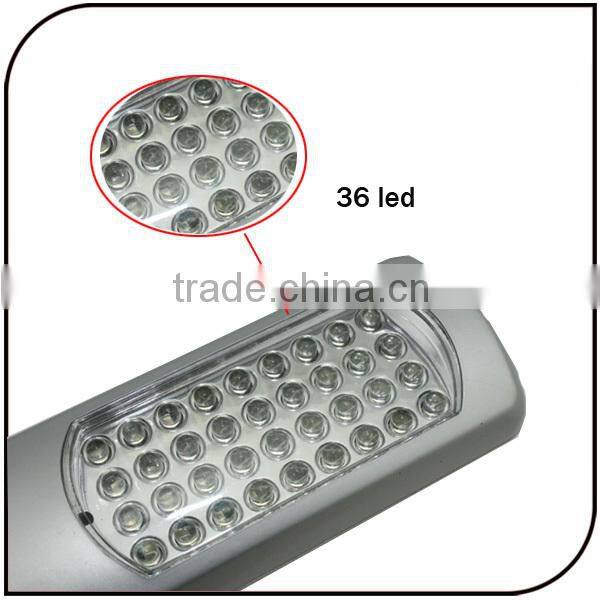 36 led AAA battery waterproof magnet swivel hook led auto inspection lamp
