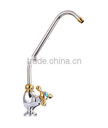 Chrome polished faucet single handle swan kitchen sink faucet