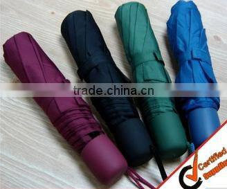 21 inch manual Double Layer 3 Fold Umbrella , Umbrella With Cheap Price