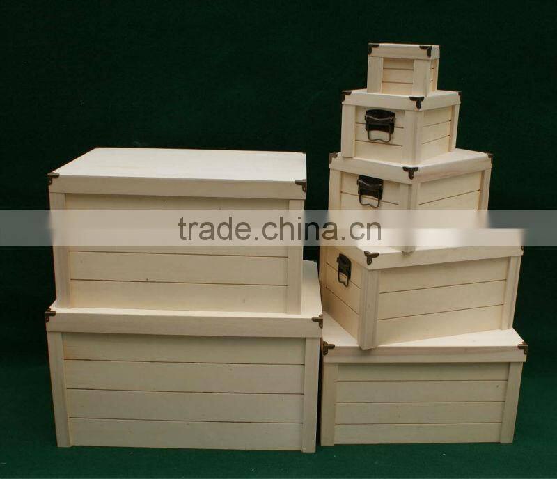 2013 New Design Wooden Pizza Box