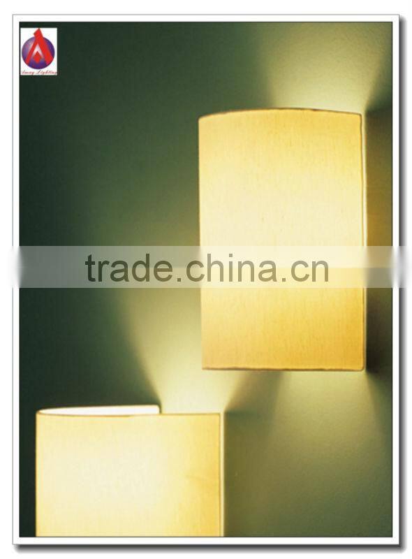 creatively design black fabric metal wall lamp modern