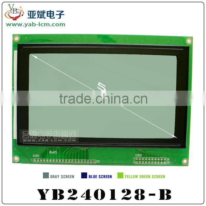 Monochrome graphic industrial control LCD Display 240x128