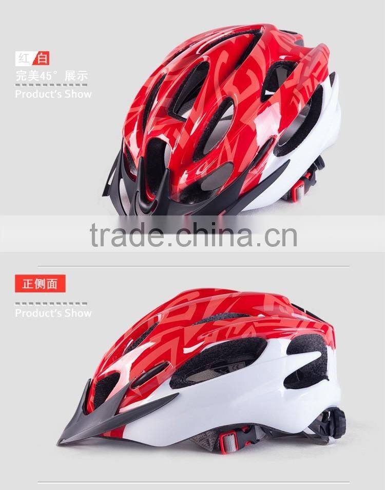 2016 Trade Assurance Custom Logo Integrated Helmet For Bicycle