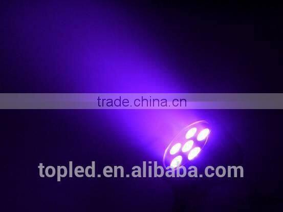 High lumen stage lights IR remote optional UV LED Par 6*6-in-1 flat par can IP20