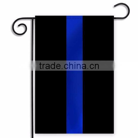 Hot selling polyester blue Red Green Line American Garden Flag