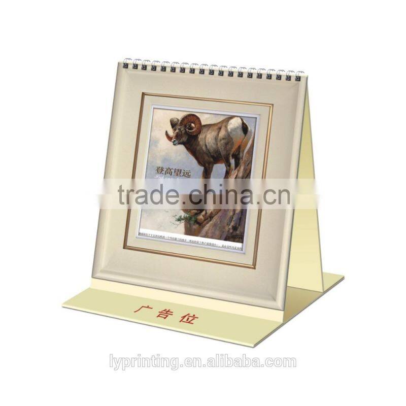 2016 desk calendar printing promotional desk calendar printing, LOGO printing
