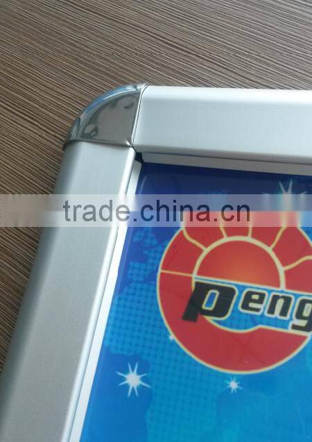 anodized aluminum round corner 32MM snap frame customized size and color poster picture frame