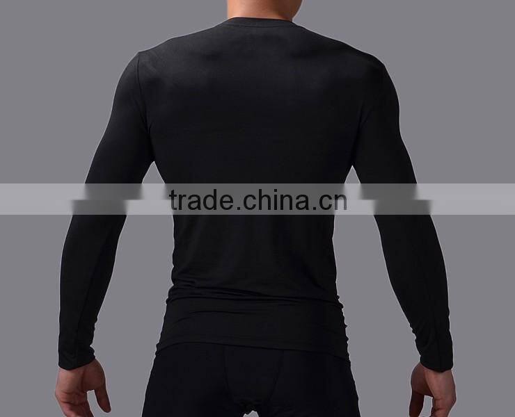 Wholesale Guangzhou Clothing Factory Custom Superhero Shirt High Elastic Gym Compression Quick Dry Sports Tops Male