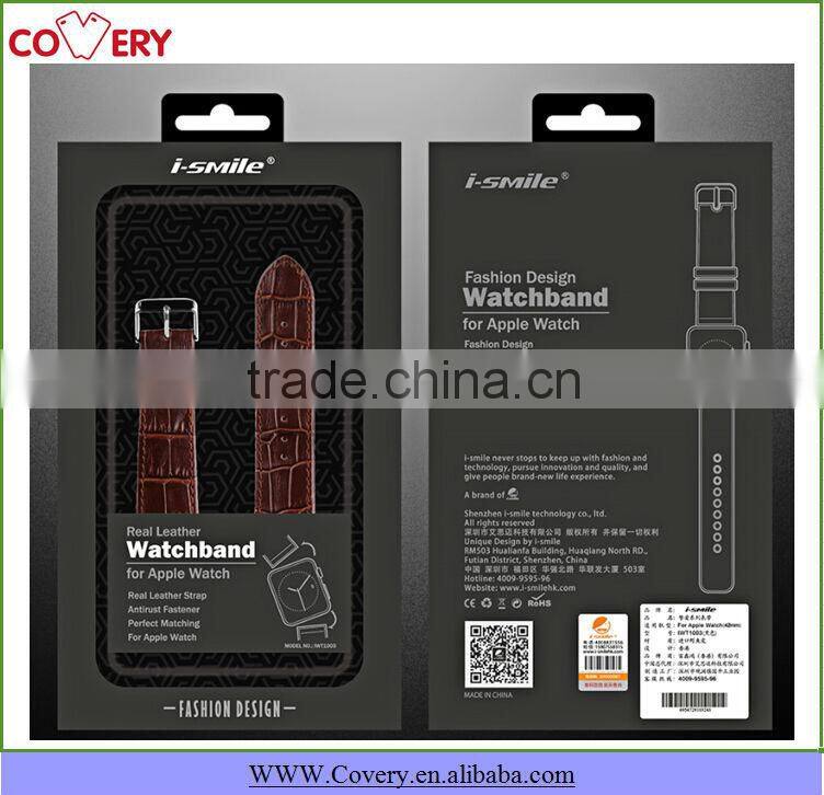 Crocodile genuine leather band with adapter for Apple watch