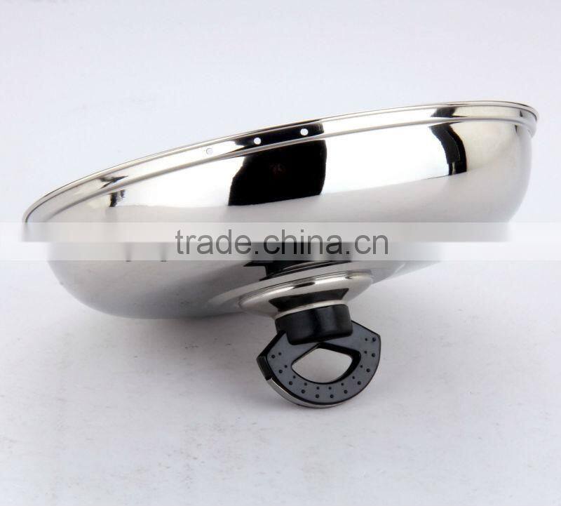 Stainless Steel Steamer with 2 layer grates cookware