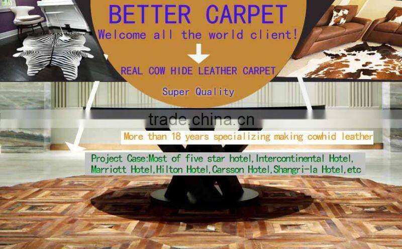 hot selling anti fire carpet with lowest cheapest price directly factory price carpet cowhide patchwork rug acylic tufted carpet