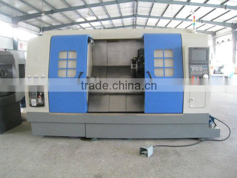 CNC350A cnc combination lathe milling machine /double spindle cnc with driven tools