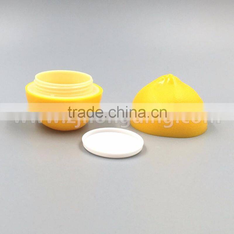 top selling color orange and Peach cream jar luxury style cosmetic cream acrylic jars wholesale
