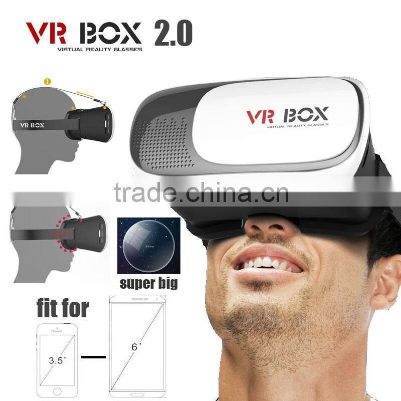 Hot selling ! 3D VR BOX 2.0 With Remote Game Controller
