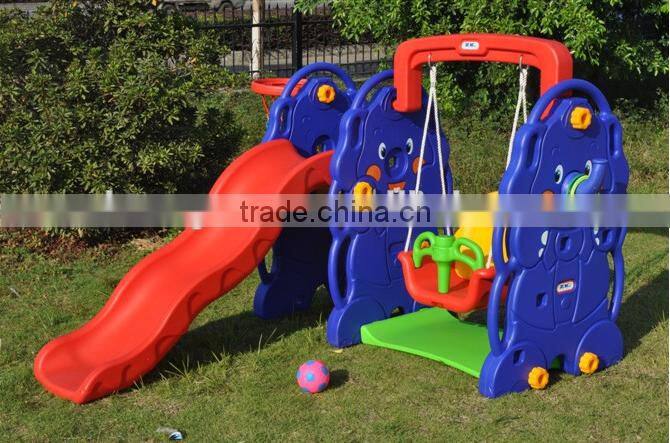 Plasticl Slide and Swing Play Set