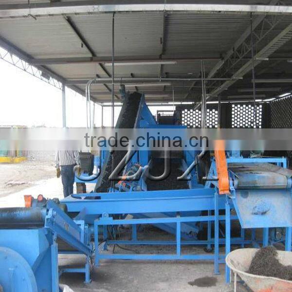 Tyre recycling machine semi-auto rubber crumb machine