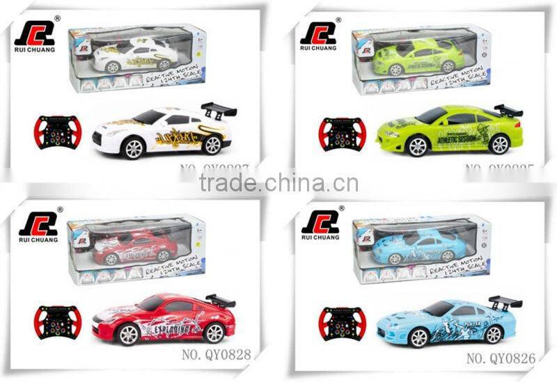 HOT!!1:24 4CH mini graffiti car for kids car toys from shantou toys