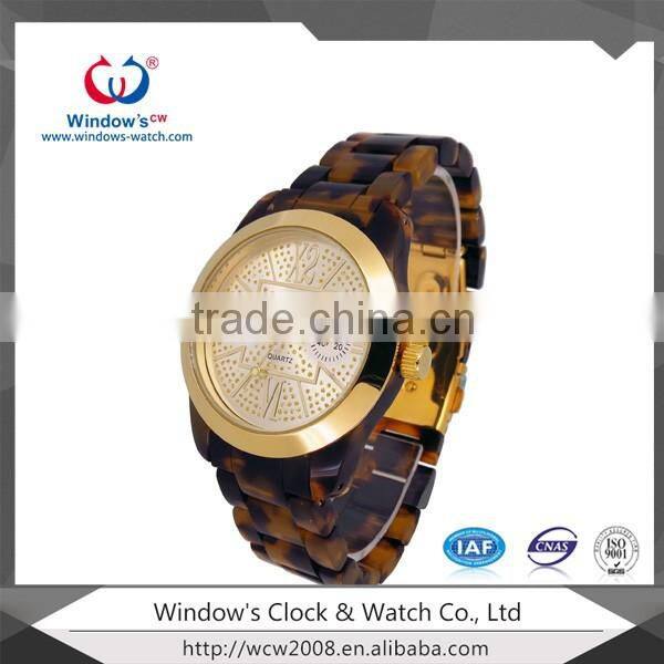 2016 fashion vintage plastic ladies fancy wrist watch