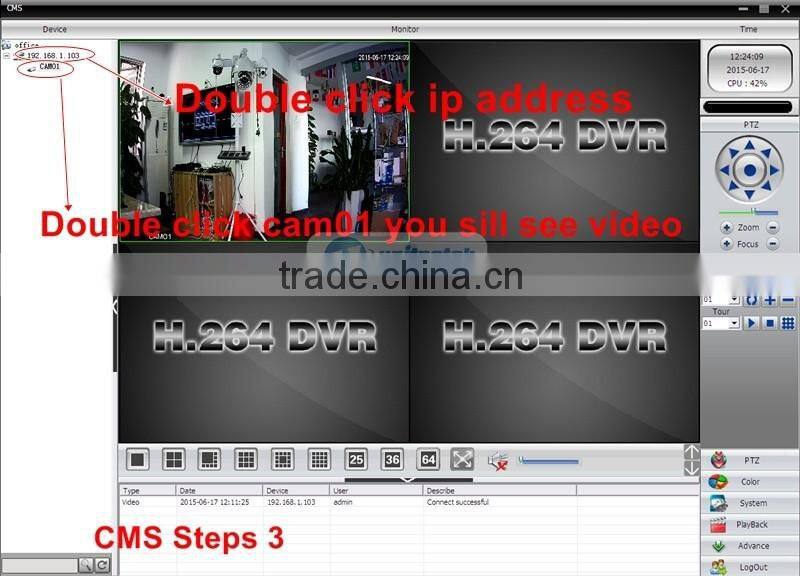 Video Recorder With HDMI Output Hybrid DVR NVR H.264 Full HD 4CH 1080P AHD DVR