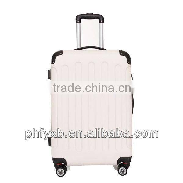 2015 china alibaba colorful western business travel trolley luggage bags with concise colour