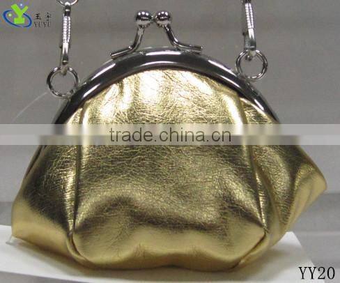 Women aluminium mesh wallet clutch bag purse for coin