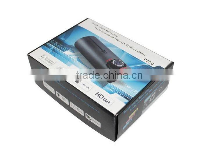 2.7 Inch HD 1080P Dash GPS tracking logger HD DVR Car 140 degree front super-pG-sensor Night Vision Dual 2 Lens dual recording