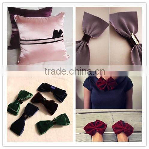 3/8 inch purple super fluffy velvet ribbon