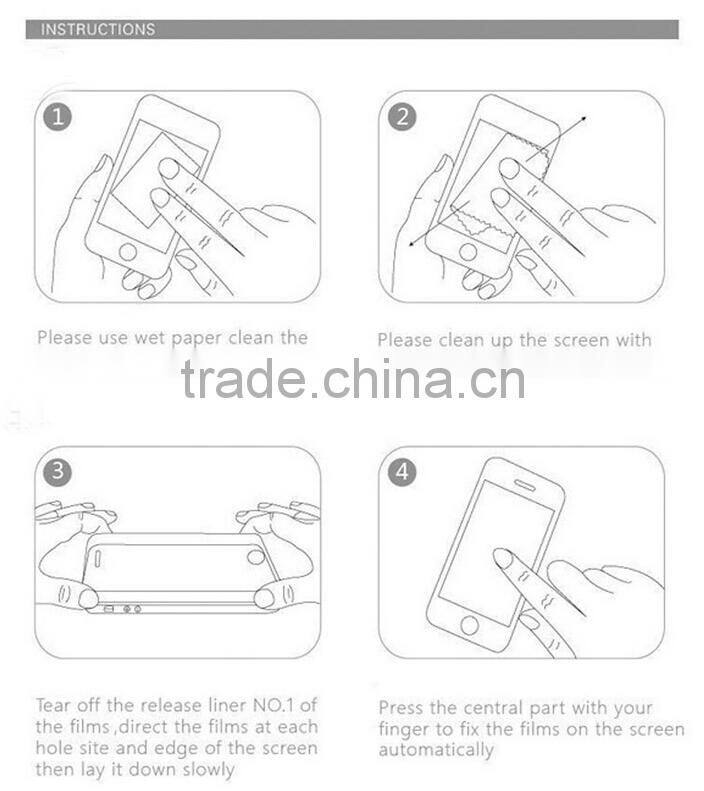 Full Coverage 3D 9h Hardness Tempered Glass Screen Protector For Samsung Galaxy S6 Edge