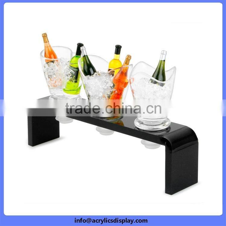 The Newest Crazy Selling acrylic plastic wine display rack