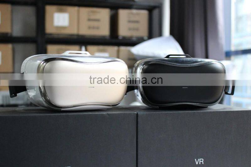 the newest 5"inch display android all in one Virtual Reality Visual experience box headset glasses with allwinner H8 Octa-Core