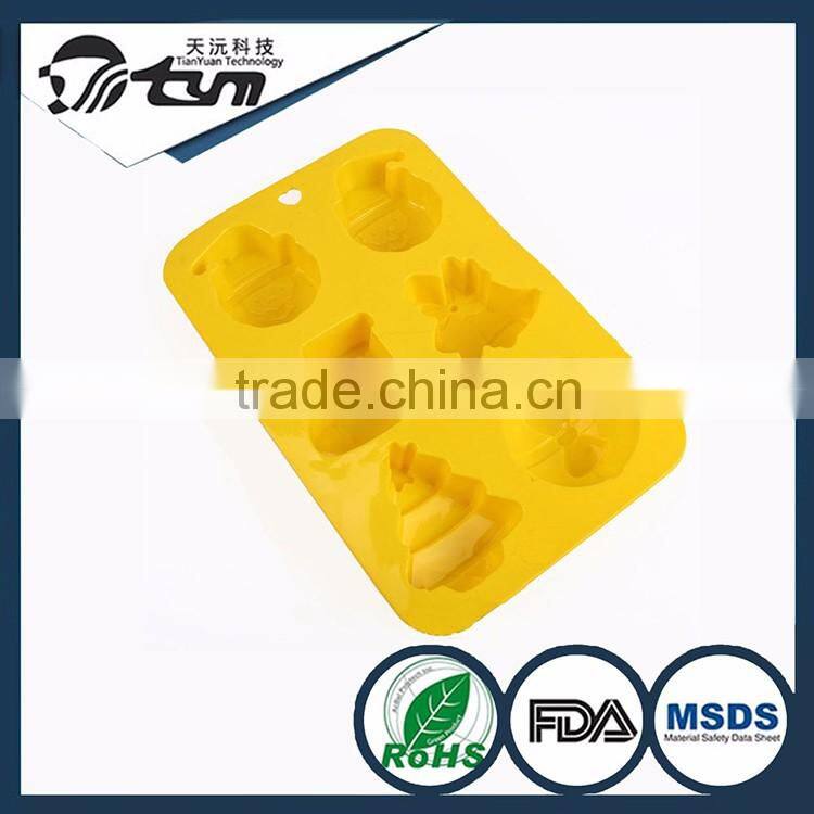 China Factory Price BPA Free Different Shape Silicone Baking Molds