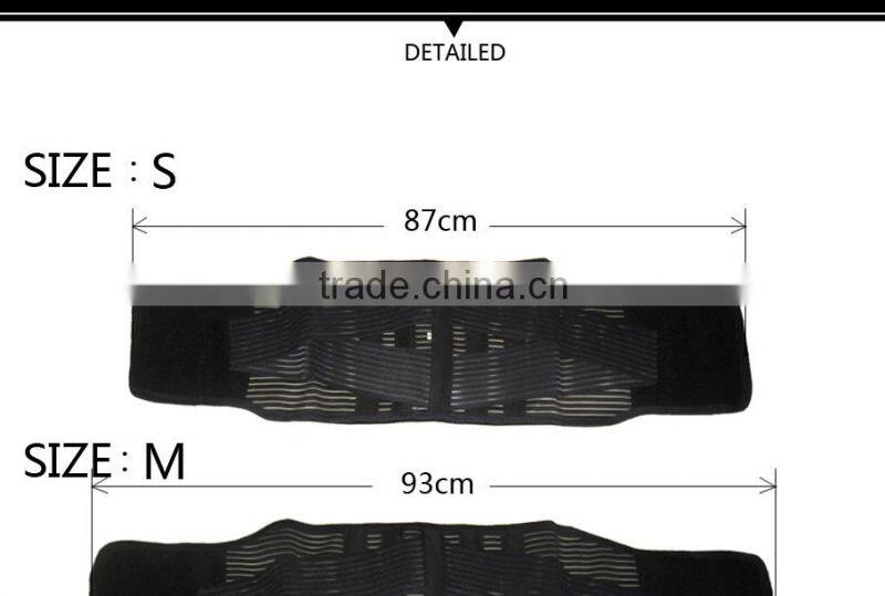 Orthopedic back supports belt with steel belt,elastic back support