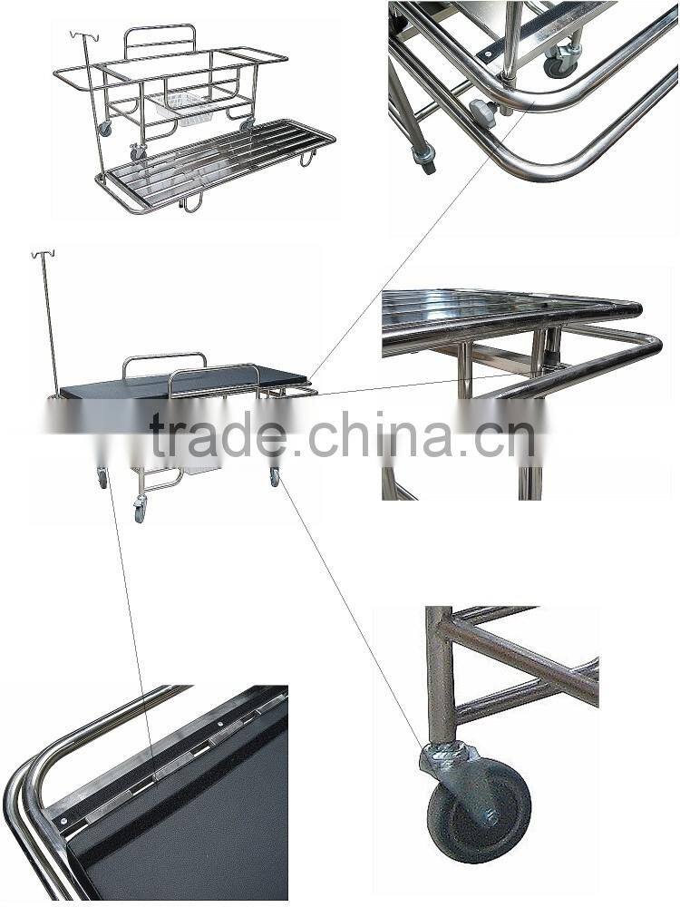 Metal Frame Operating Room Hospital Emergency Bed