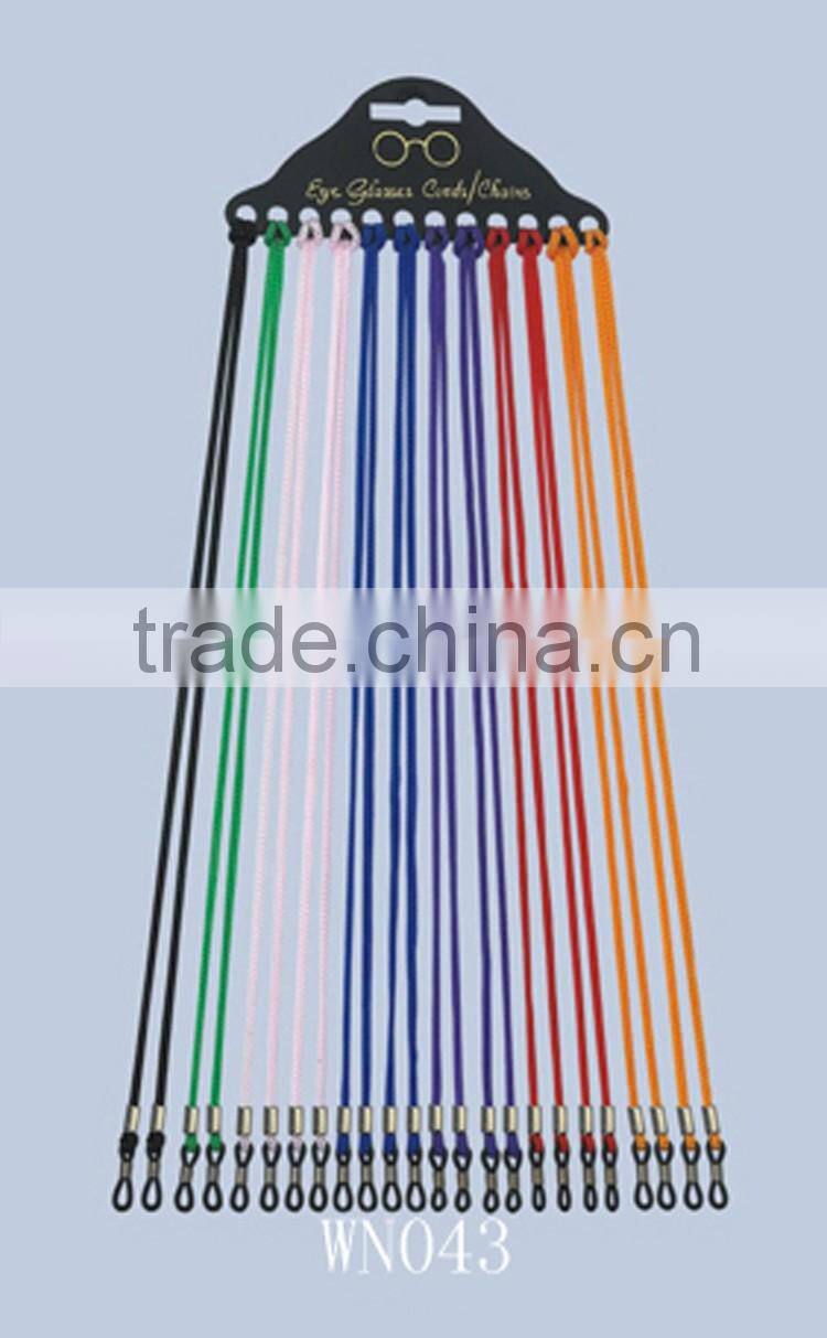 Promotional colorful eyeglass design cords, straps for kids' sunglasses