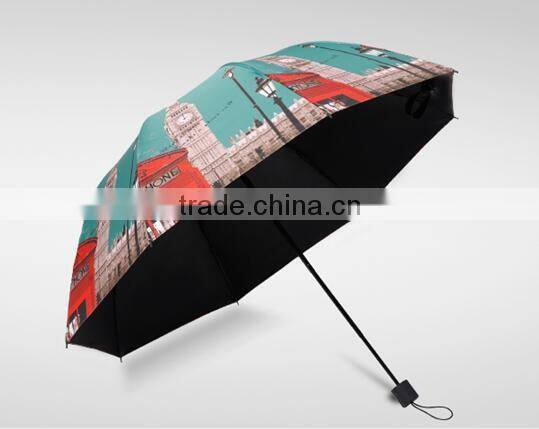 100% sunscreen fashional UPF 50+ outdoor umbrella